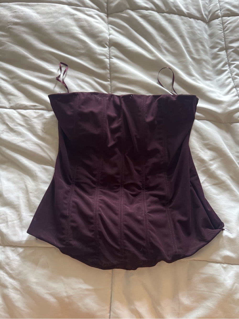Purple Mesh Corset